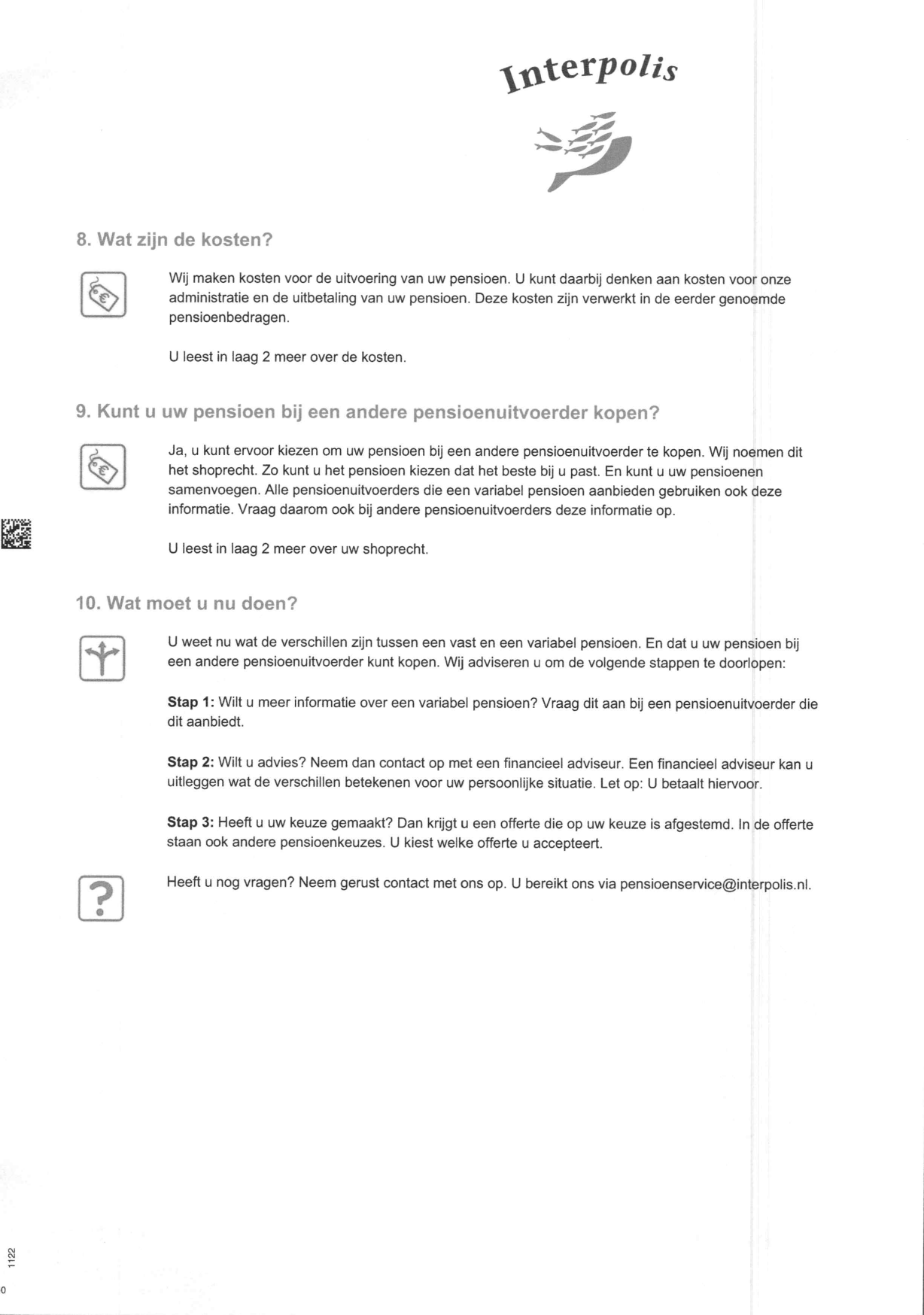 Interpolis Pension Costs and Options Guide