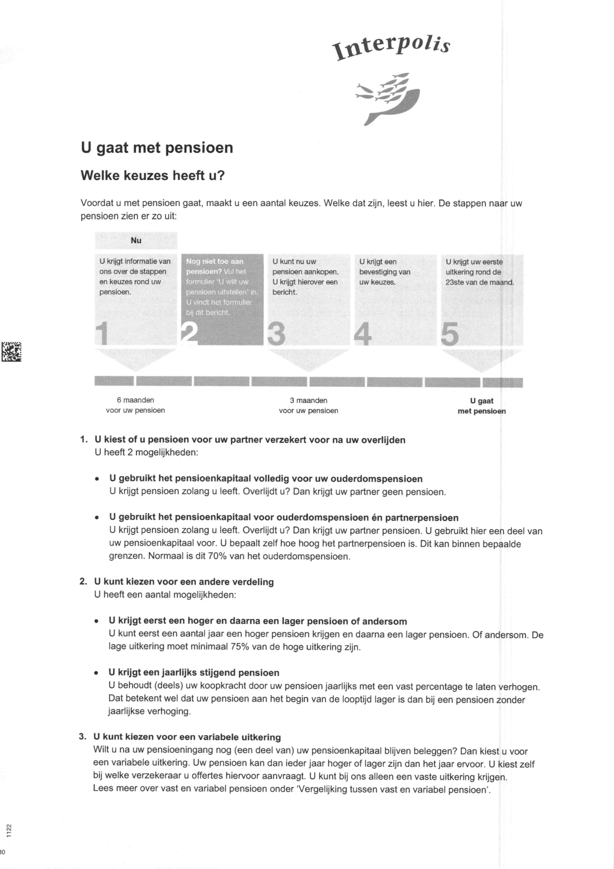 Interpolis Retirement Pension Options