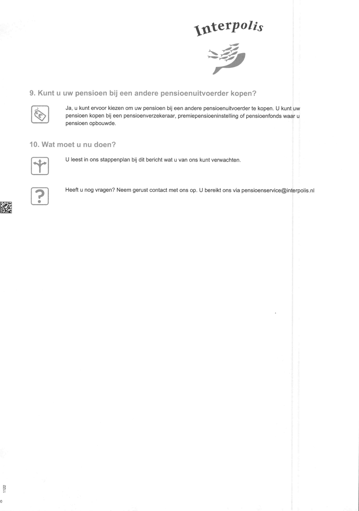 Interpolis Pension Provider Options